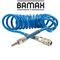 Spiral Polyp Hose Blue 8mmx12mmx4m With Quick Couplers Bx15pu4-8